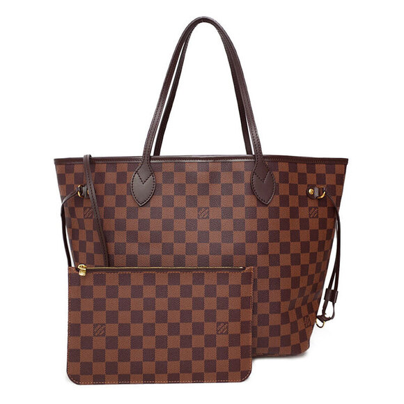 Louis Vuitton Handbags - Louis Vuitton Damier Ebene Brown Neverfull Tote Bag